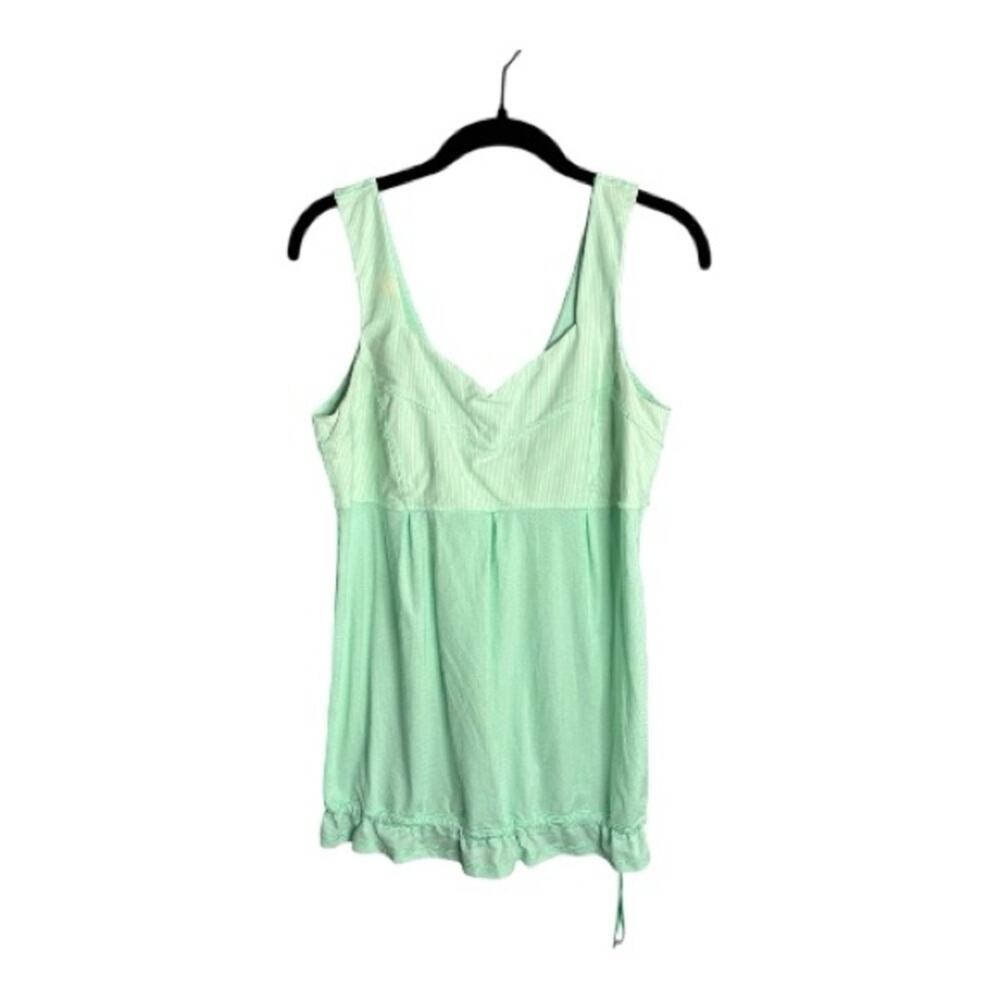 Lululemon Light Green Drawstring Hem Tank 10